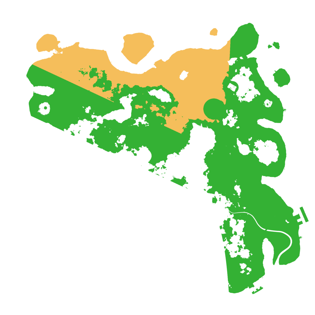 Biome Rust Map: Procedural Map, Size: 4000, Seed: 143904