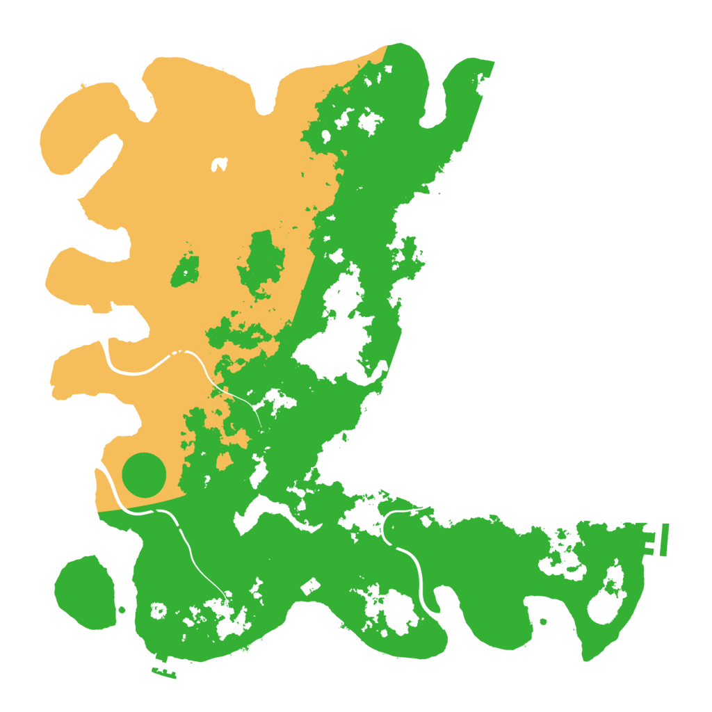 Biome Rust Map: Procedural Map, Size: 4250, Seed: 934172912