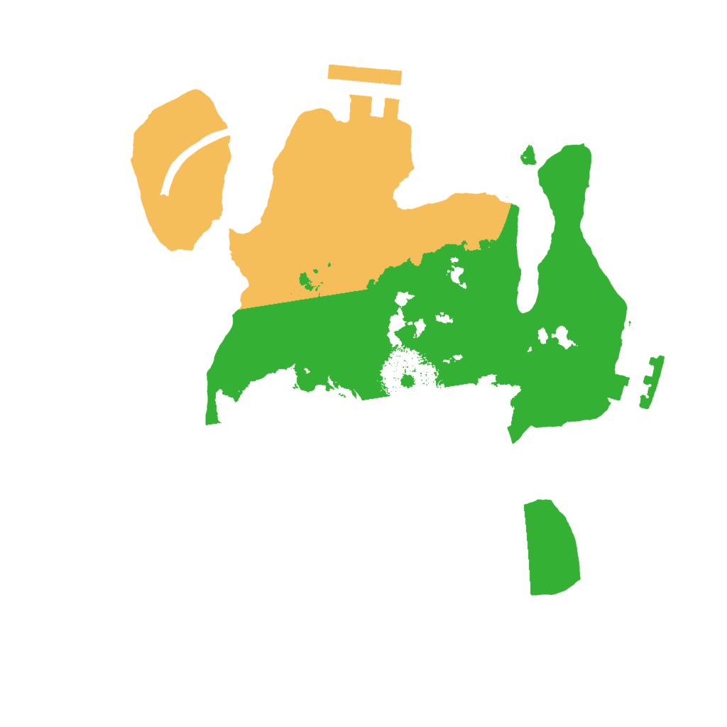 Biome Rust Map: Procedural Map, Size: 2000, Seed: 165928970