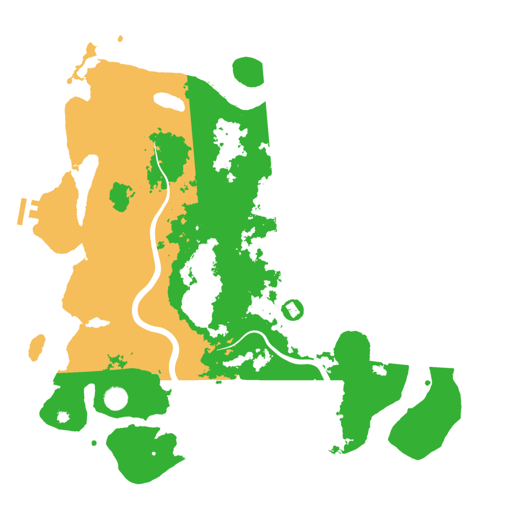 Biome Rust Map: Procedural Map, Size: 3800, Seed: 695930