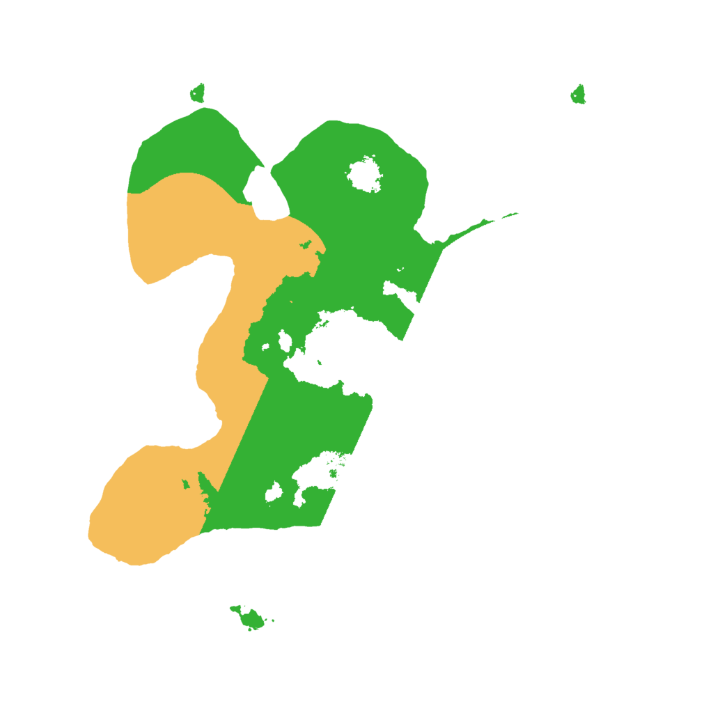 Biome Rust Map: Procedural Map, Size: 2000, Seed: 15665