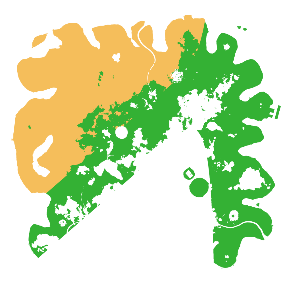 Biome Rust Map: Procedural Map, Size: 4250, Seed: 189369935