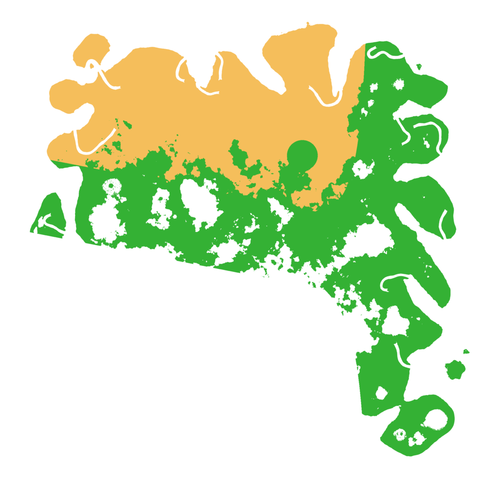 Biome Rust Map: Procedural Map, Size: 4300, Seed: 342976621