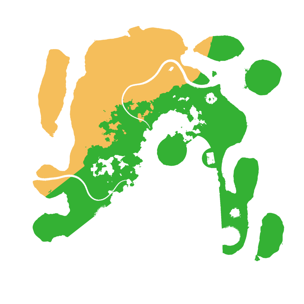 Biome Rust Map: Procedural Map, Size: 2800, Seed: 984567