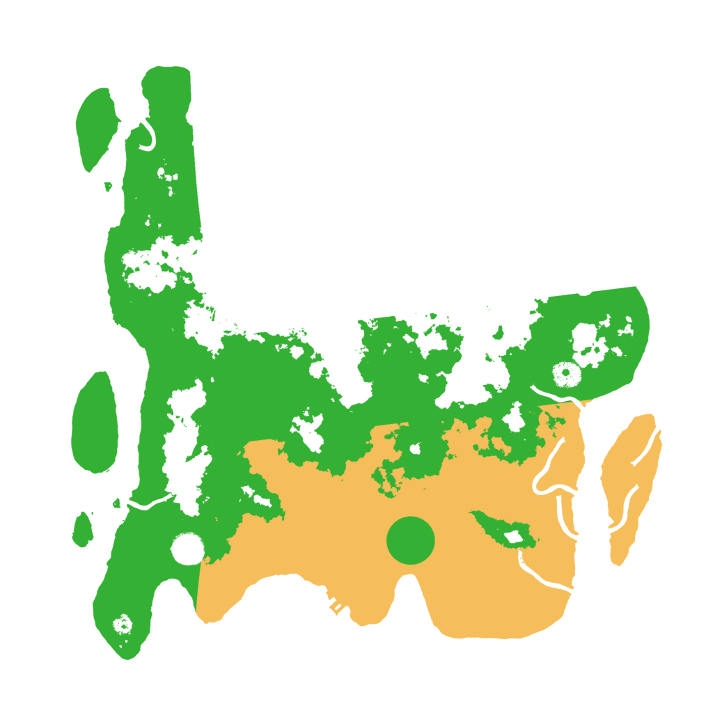 Biome Rust Map: Procedural Map, Size: 3900, Seed: 320655