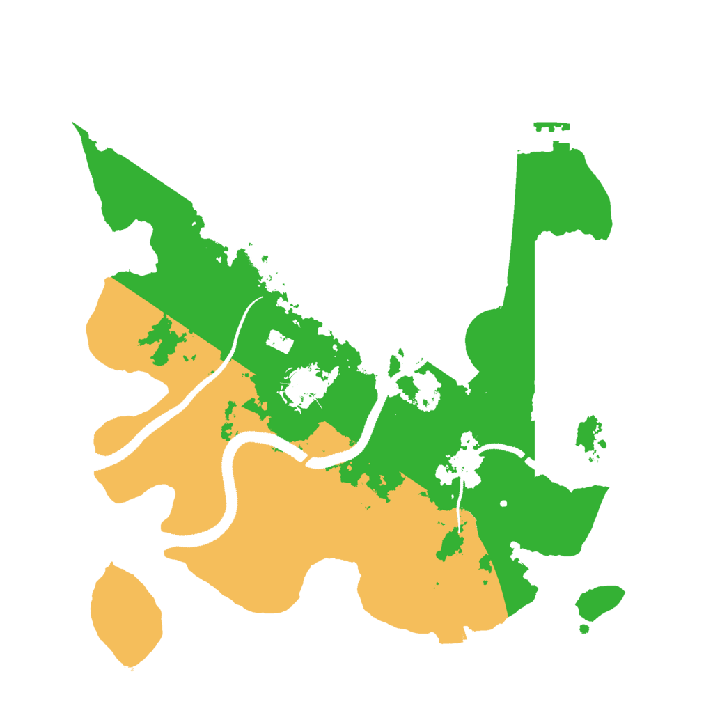 Biome Rust Map: Procedural Map, Size: 3000, Seed: 626733996