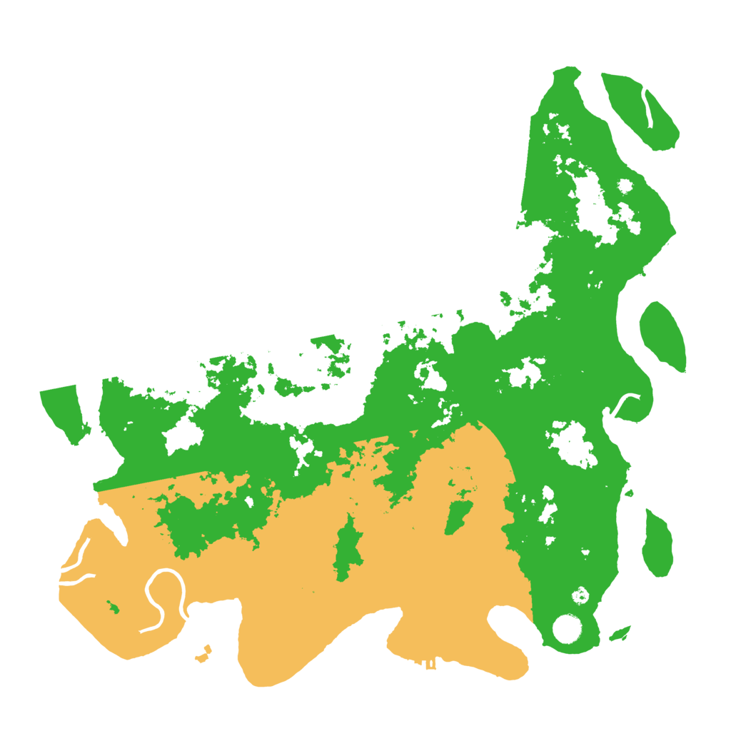 Biome Rust Map: Procedural Map, Size: 4500, Seed: 144615202
