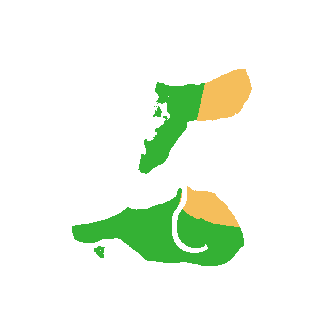 Biome Rust Map: Procedural Map, Size: 1350, Seed: 4231658