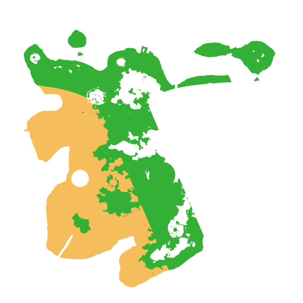Biome Rust Map: Procedural Map, Size: 3100, Seed: 948098100