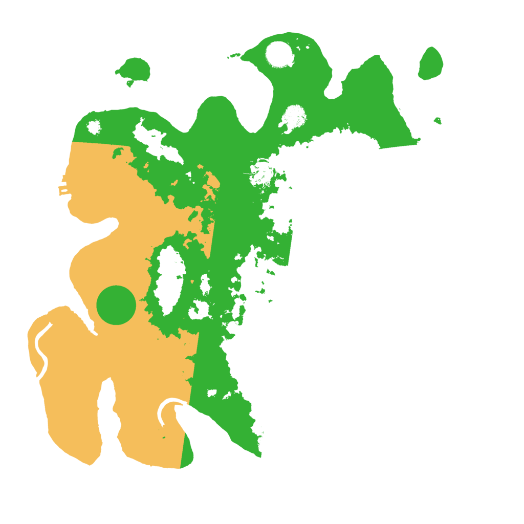 Biome Rust Map: Procedural Map, Size: 3500, Seed: 587826464