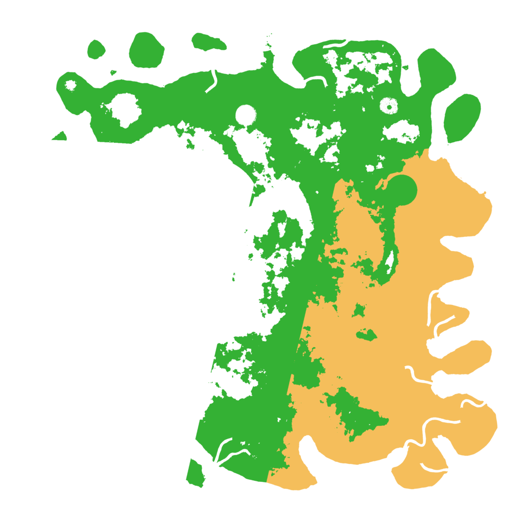 Biome Rust Map: Procedural Map, Size: 4500, Seed: 1245171540