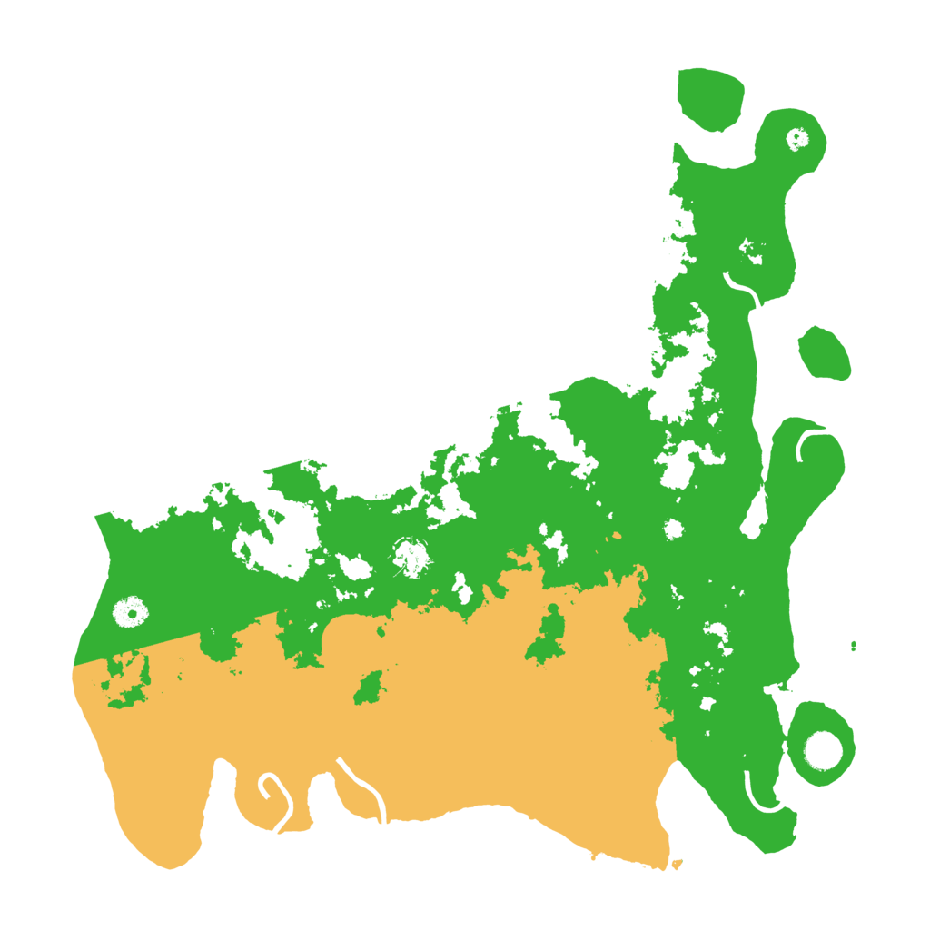 Biome Rust Map: Procedural Map, Size: 4300, Seed: 2501350