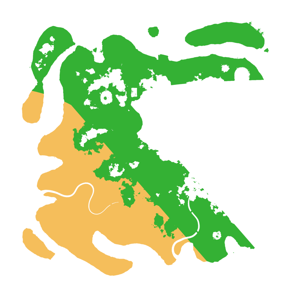 Biome Rust Map: Procedural Map, Size: 3500, Seed: 1015777351