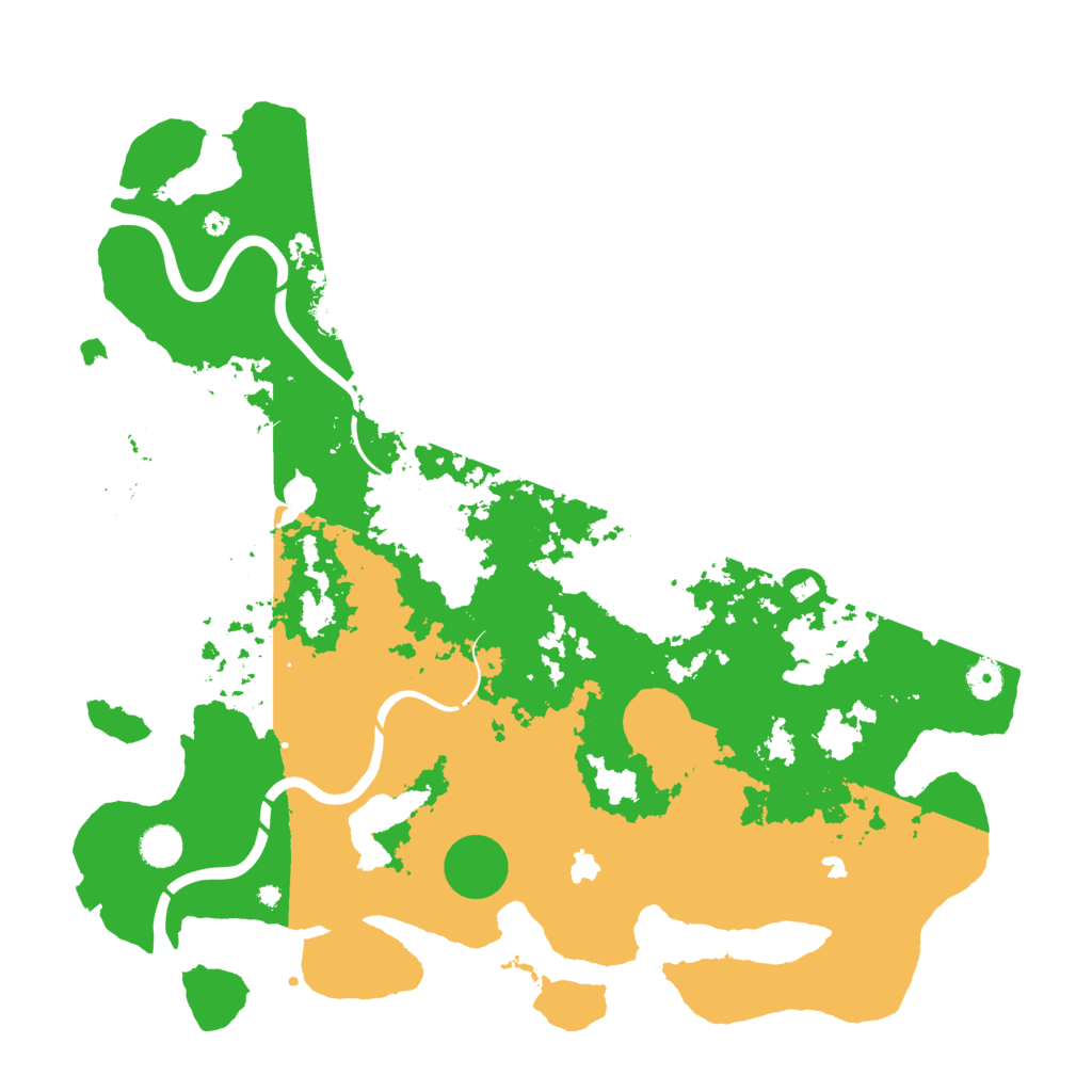 Biome Rust Map: Procedural Map, Size: 4500, Seed: 51193148