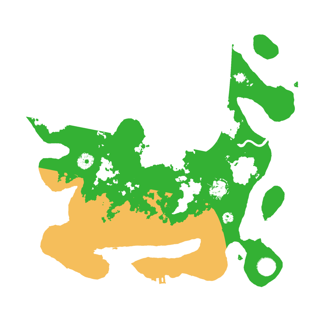 Biome Rust Map: Procedural Map, Size: 3000, Seed: 62253