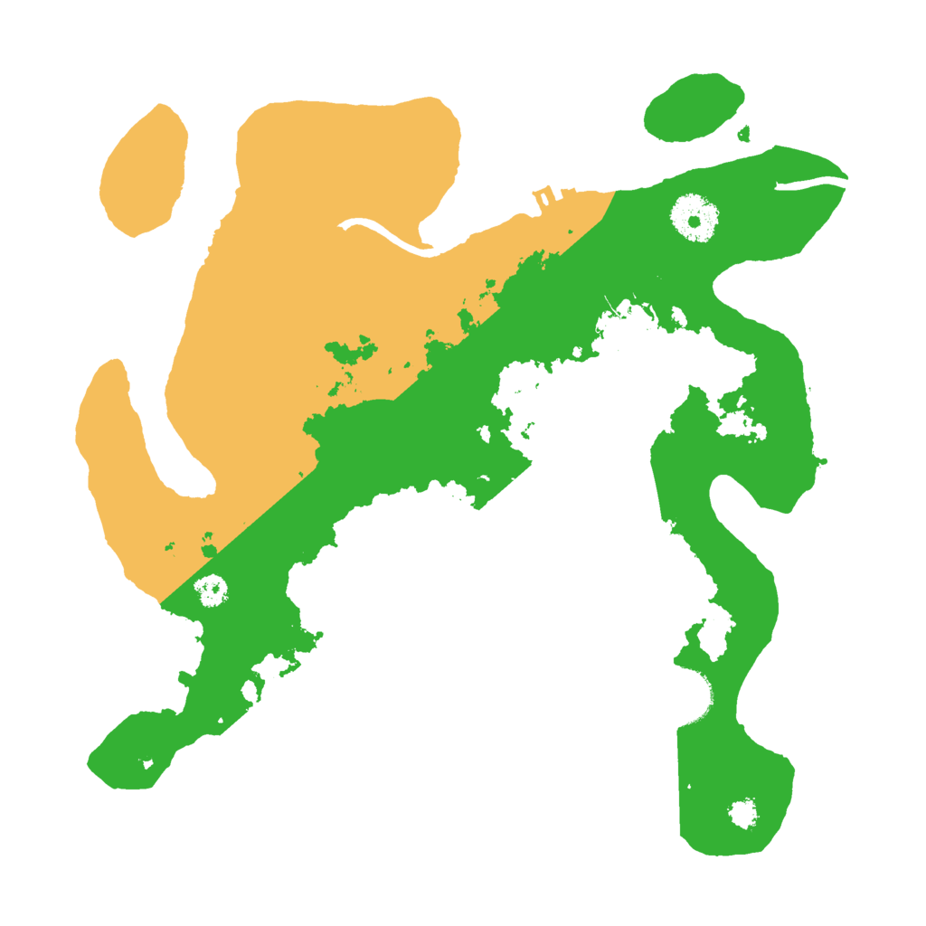 Biome Rust Map: Procedural Map, Size: 3000, Seed: 664803139
