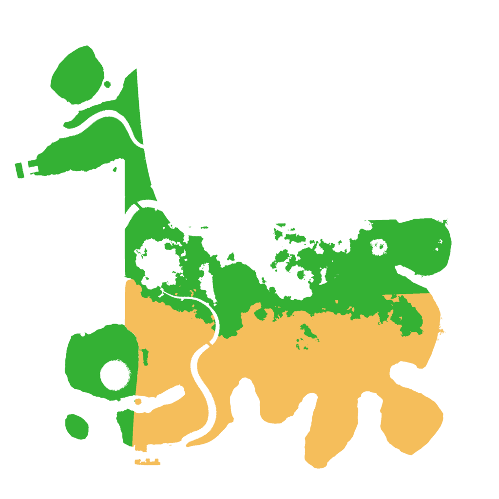 Biome Rust Map: Procedural Map, Size: 3000, Seed: 32822
