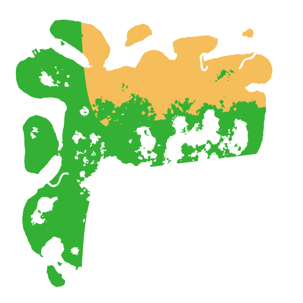 Biome Rust Map: Procedural Map, Size: 3500, Seed: 979716250