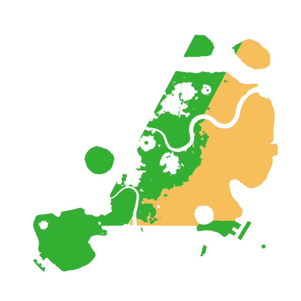 Biome Rust Map: Procedural Map, Size: 3000, Seed: 272727