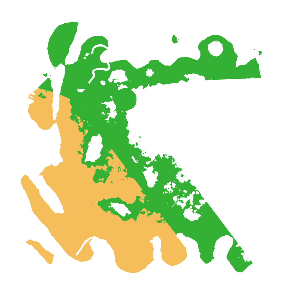 Biome Rust Map: Procedural Map, Size: 3500, Seed: 2020221933