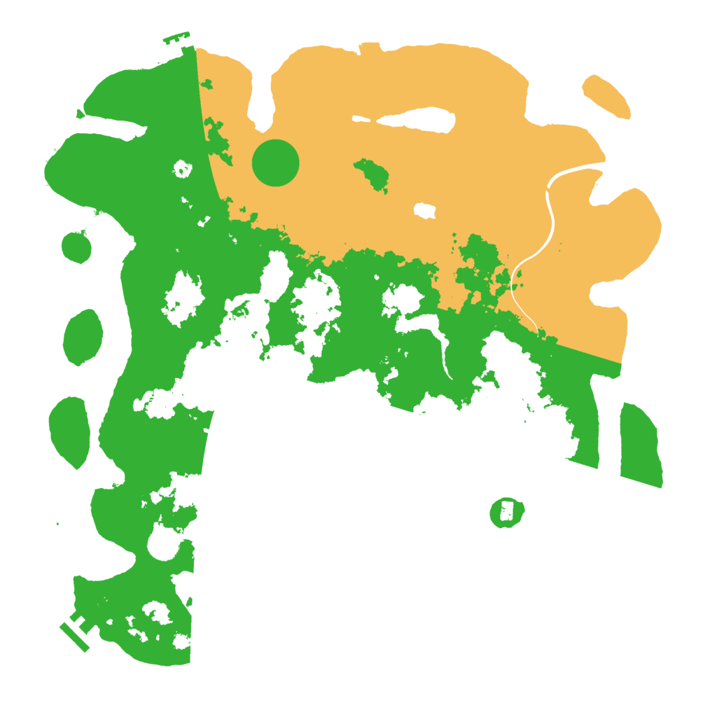 Biome Rust Map: Procedural Map, Size: 4000, Seed: 99887766