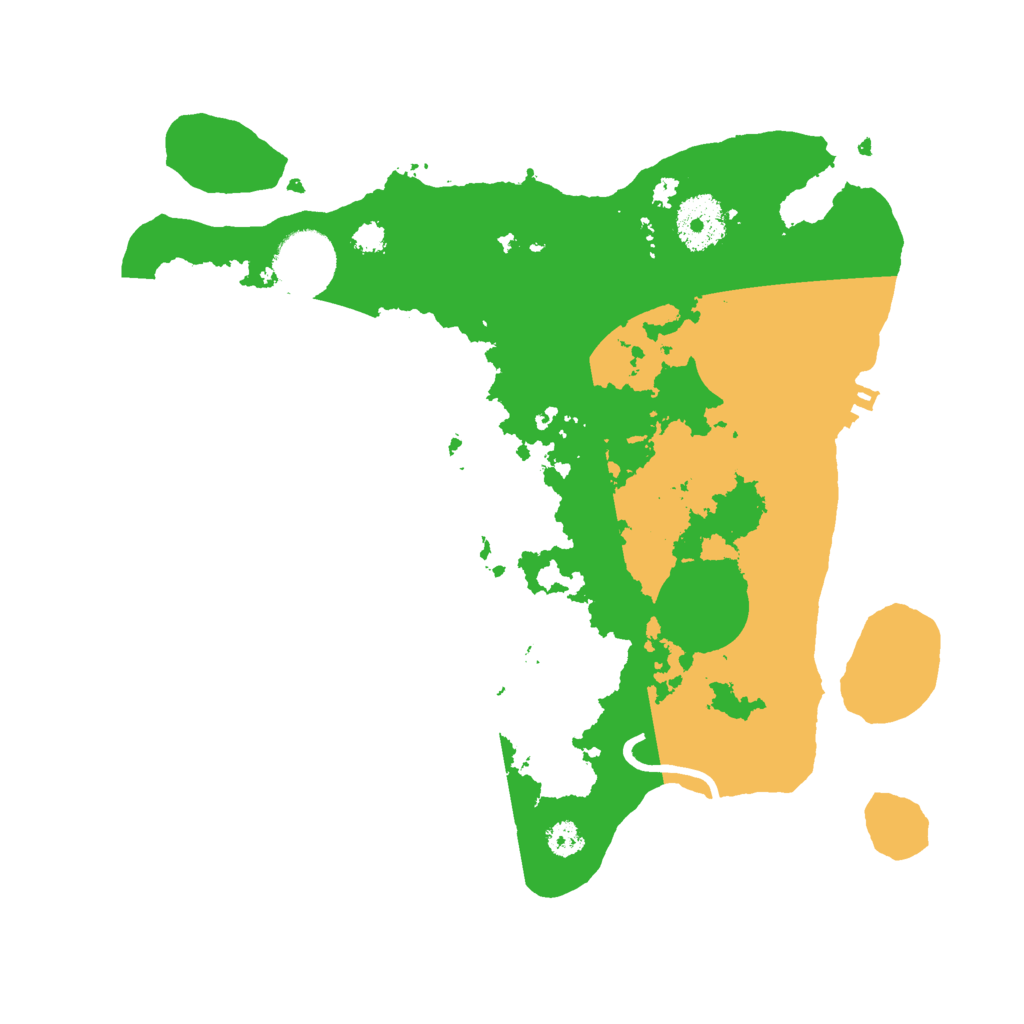Biome Rust Map: Procedural Map, Size: 3000, Seed: 314489417