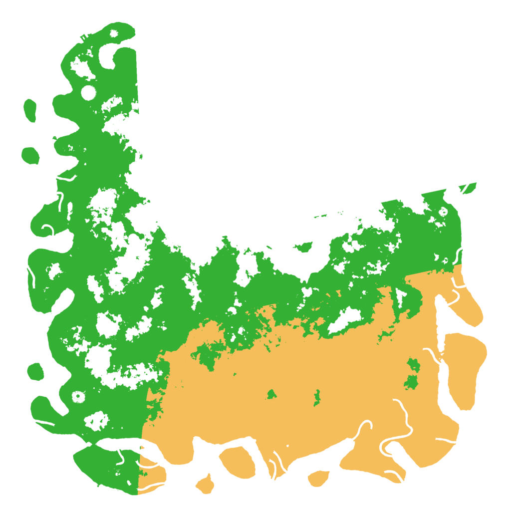 Biome Rust Map: Procedural Map, Size: 6000, Seed: 28344754