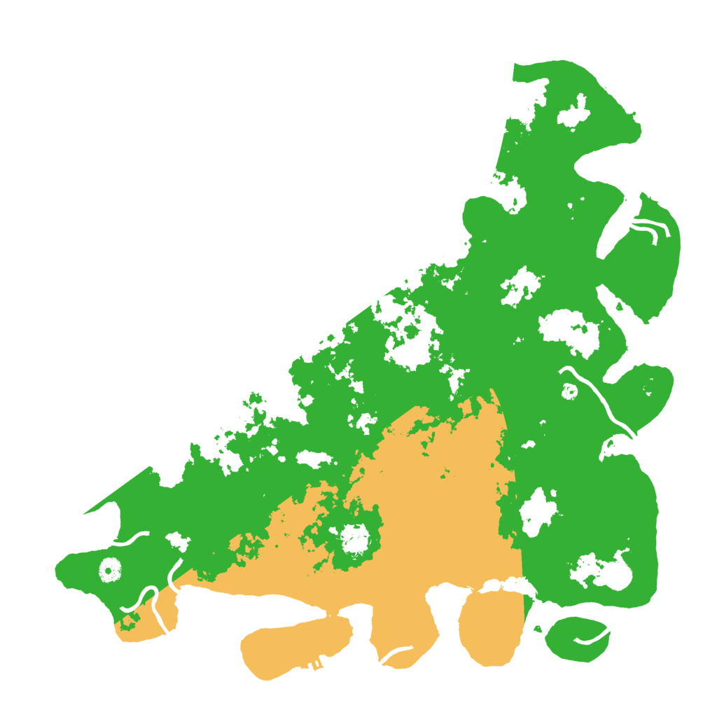 Biome Rust Map: Procedural Map, Size: 4500, Seed: 13598