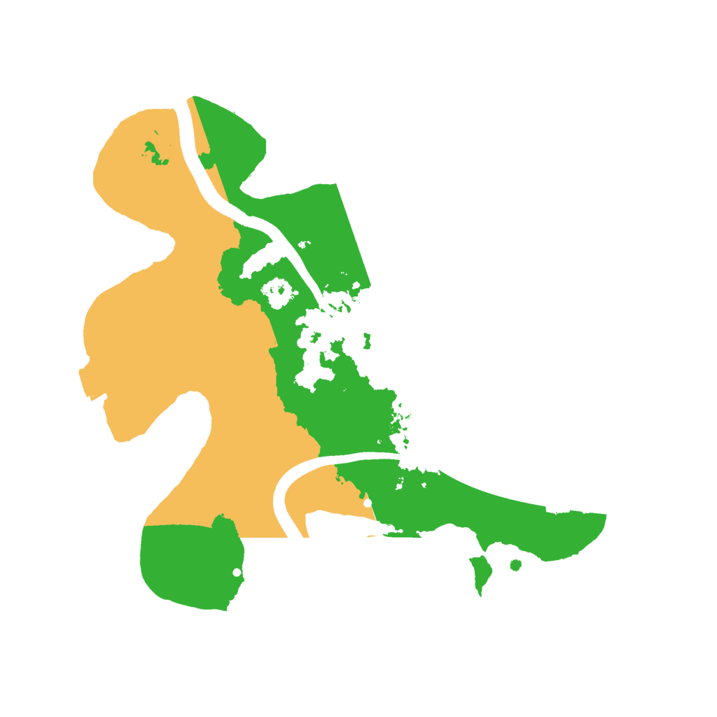 Biome Rust Map: Procedural Map, Size: 2500, Seed: 945633