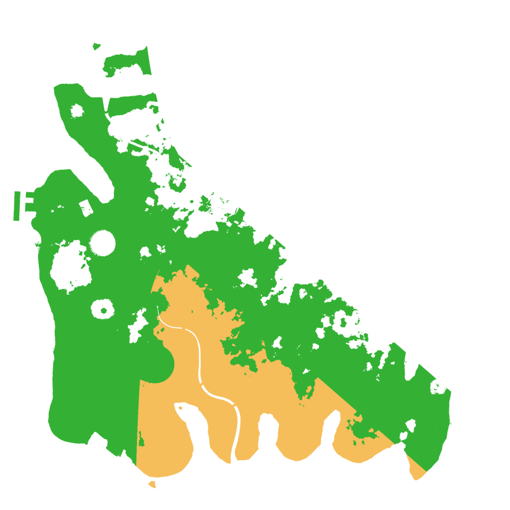 Biome Rust Map: Procedural Map, Size: 3500, Seed: 1411720365