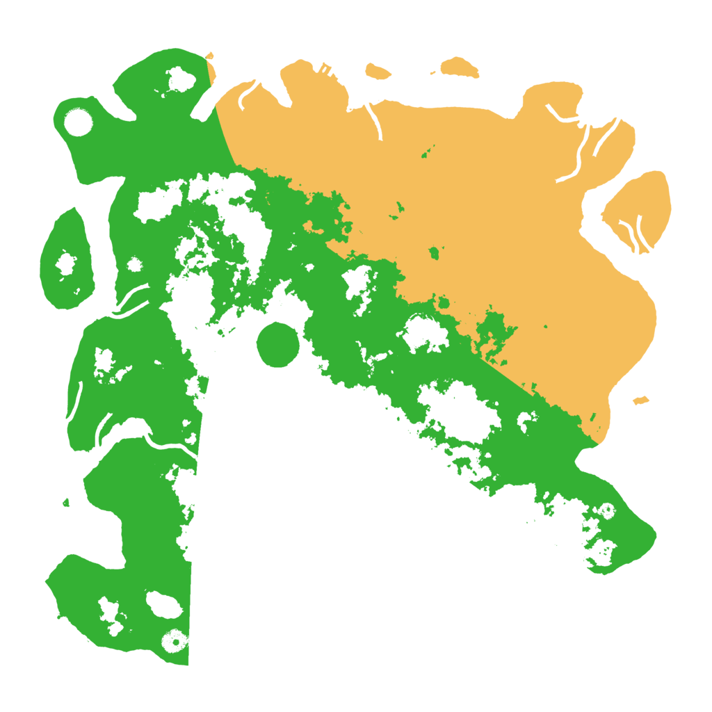 Biome Rust Map: Procedural Map, Size: 4500, Seed: 545697213