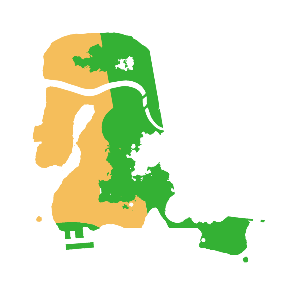 Biome Rust Map: Procedural Map, Size: 2200, Seed: 1113856817