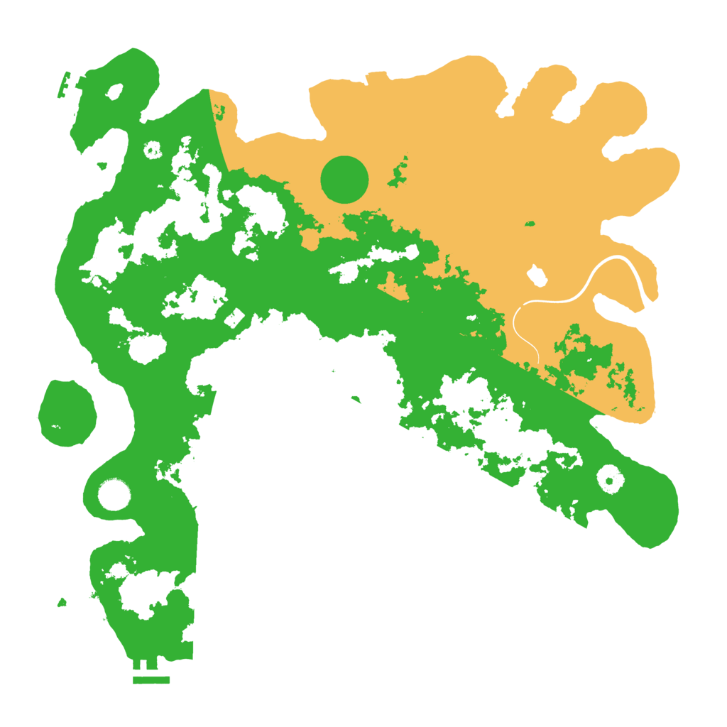 Biome Rust Map: Procedural Map, Size: 4000, Seed: 39572