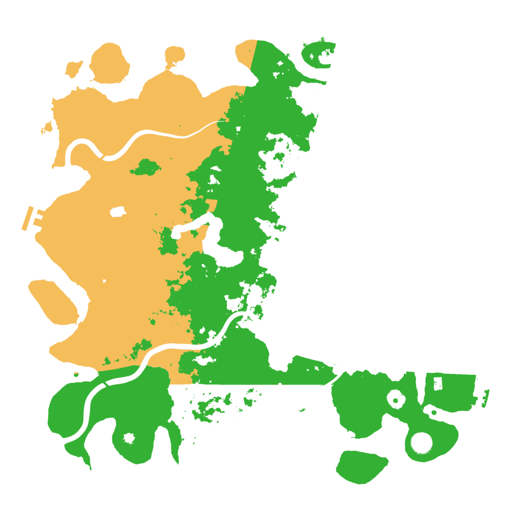 Biome Rust Map: Procedural Map, Size: 4200, Seed: 302