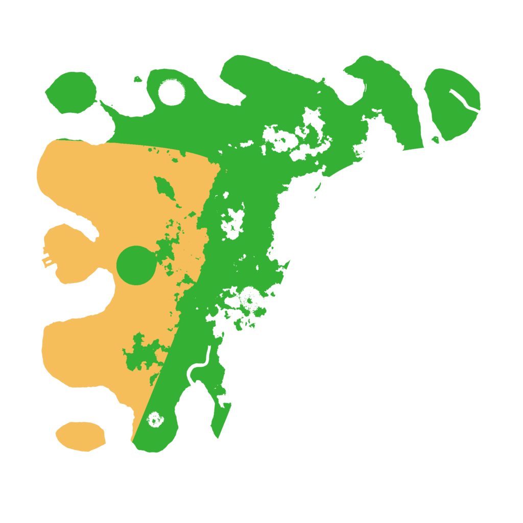 Biome Rust Map: Procedural Map, Size: 3500, Seed: 362258701