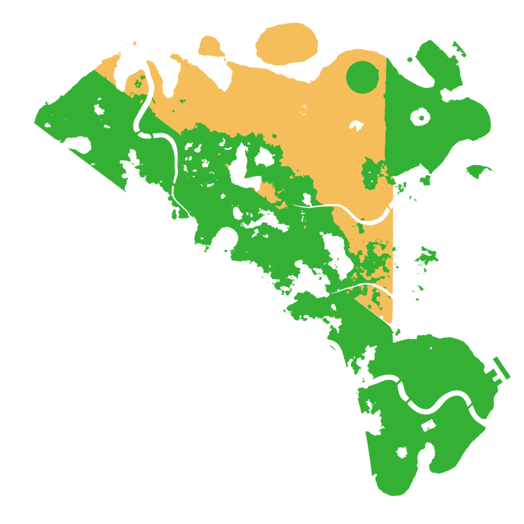 Biome Rust Map: Procedural Map, Size: 4250, Seed: 96476886