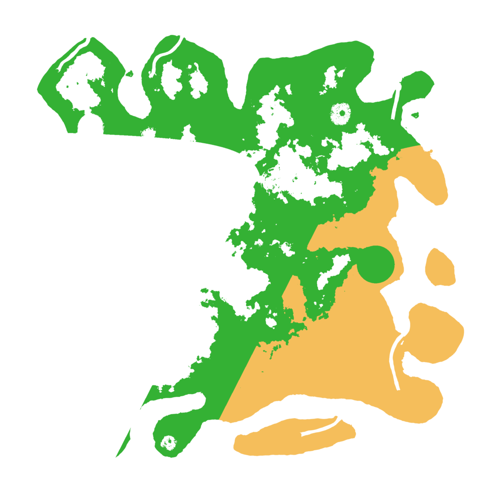 Biome Rust Map: Procedural Map, Size: 3500, Seed: 409592599