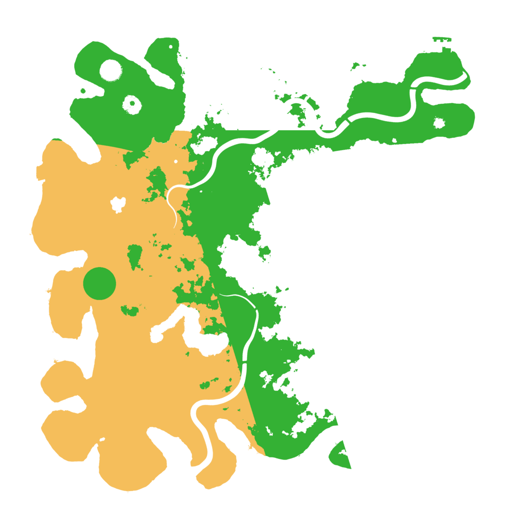 Biome Rust Map: Procedural Map, Size: 4200, Seed: 28285