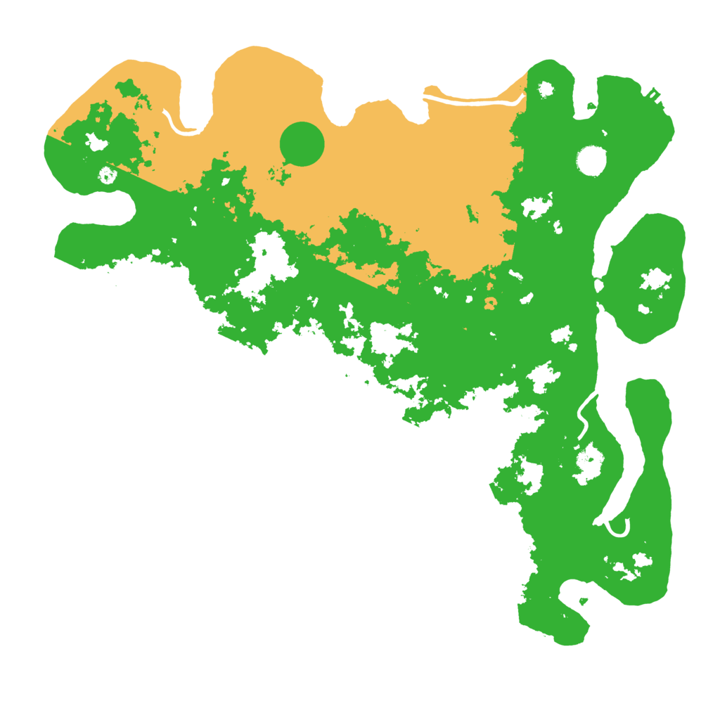 Biome Rust Map: Procedural Map, Size: 4250, Seed: 350957719