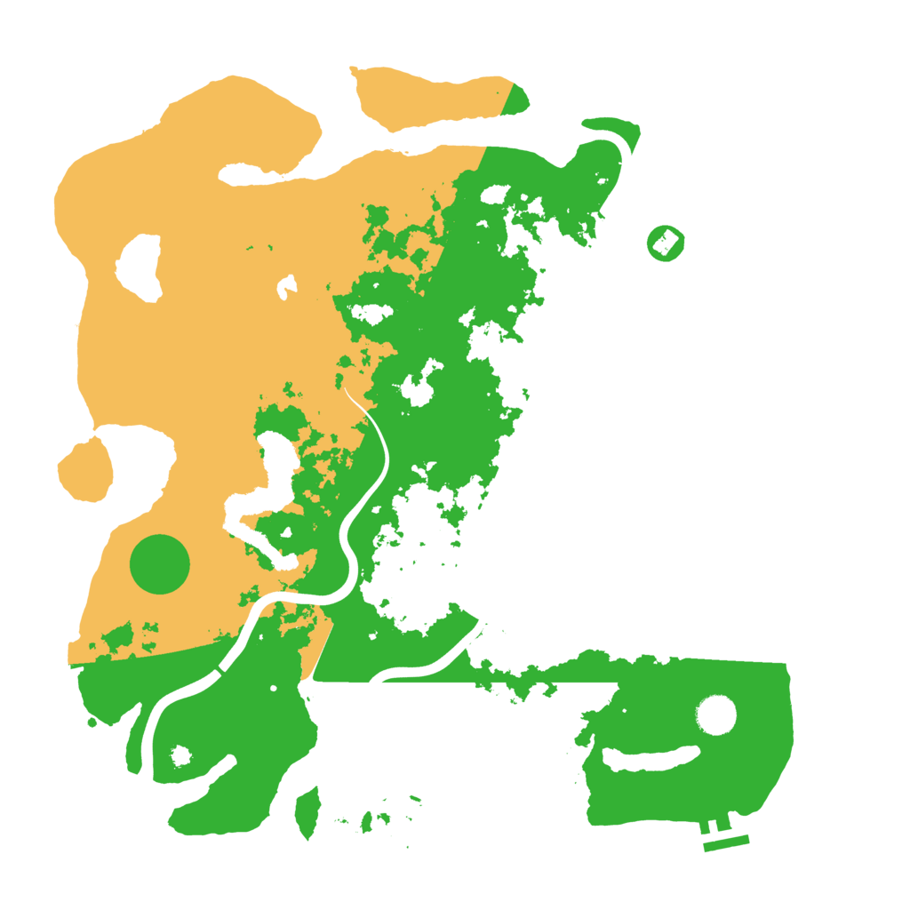 Biome Rust Map: Procedural Map, Size: 4000, Seed: 232310