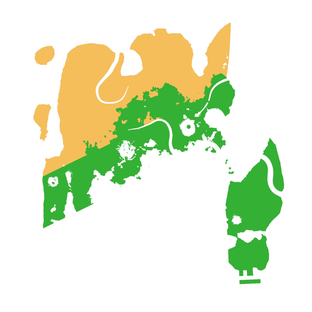 Biome Rust Map: Procedural Map, Size: 3000, Seed: 214414144