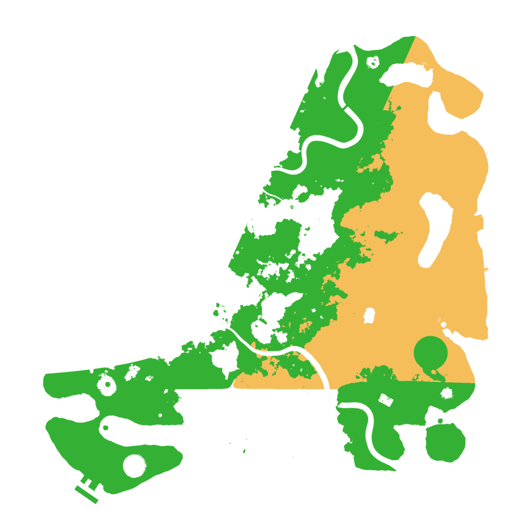 Biome Rust Map: Procedural Map, Size: 4050, Seed: 918878623