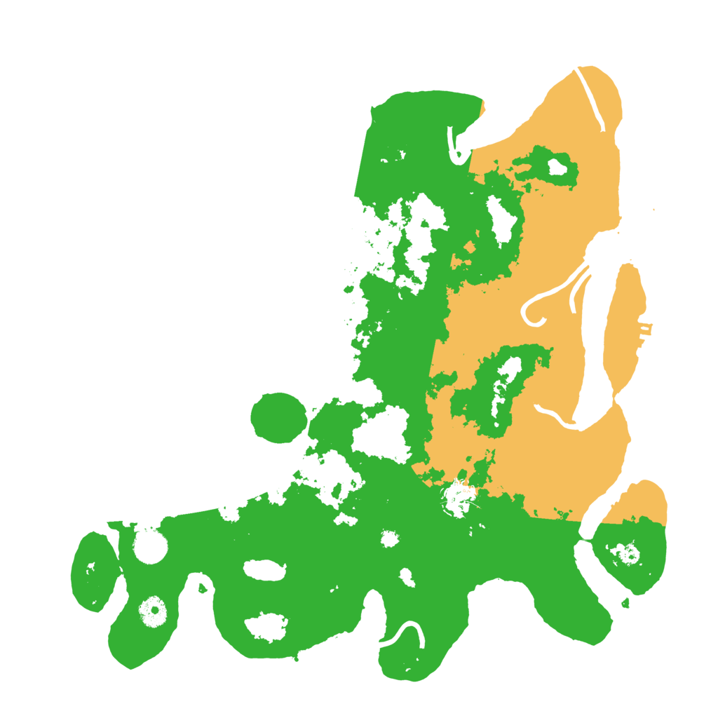 Biome Rust Map: Procedural Map, Size: 3750, Seed: 48716