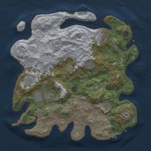 Thumbnail Rust Map: Procedural Map, Size: 3950, Seed: 925268160, 17 Monuments