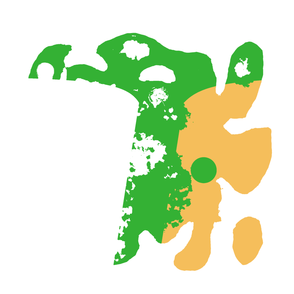 Biome Rust Map: Barren, Size: 3000, Seed: 20490532