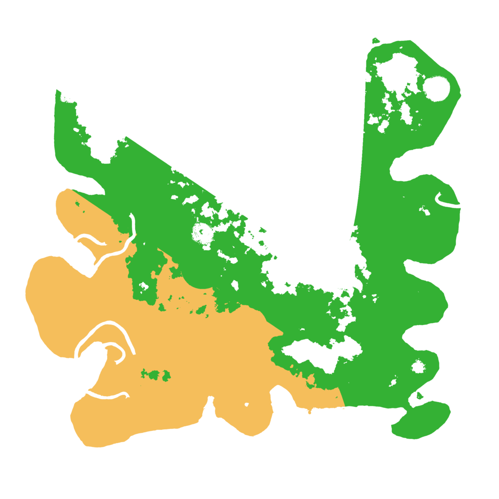 Biome Rust Map: Procedural Map, Size: 3500, Seed: 146744209