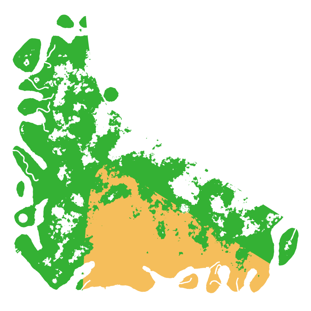 Biome Rust Map: Procedural Map, Size: 6000, Seed: 587439