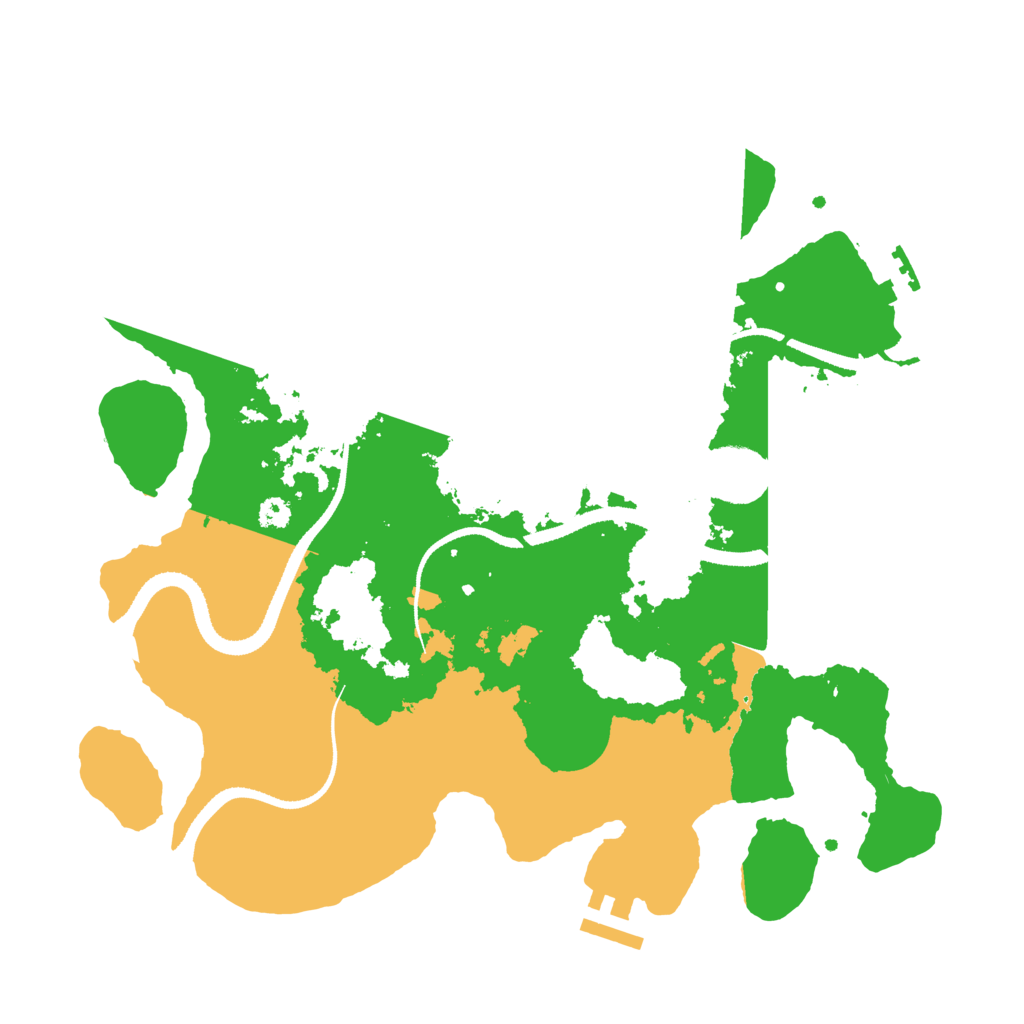 Biome Rust Map: Procedural Map, Size: 3250, Seed: 480710967