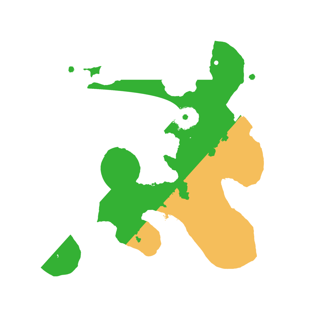 Biome Rust Map: Procedural Map, Size: 2150, Seed: 2
