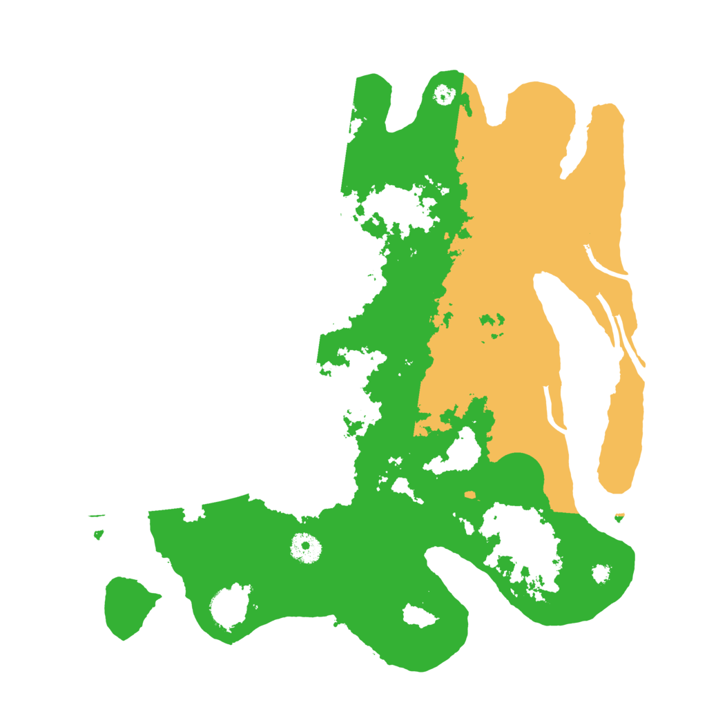 Biome Rust Map: Procedural Map, Size: 3500, Seed: 39320440